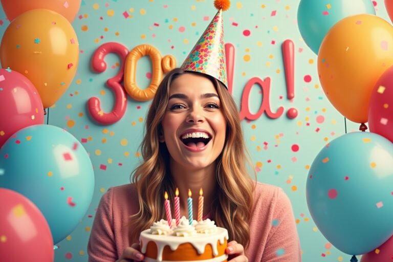 Sprüche zum 30. Geburtstag einer Frau – frech & lustig