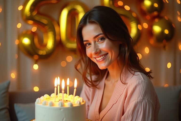 Kurze Sprüche zum 50. Geburtstag einer Frau