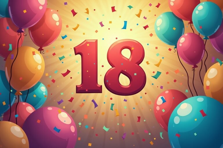 Freche Sprüche zum 18. Geburtstag: Kurz & Lustig